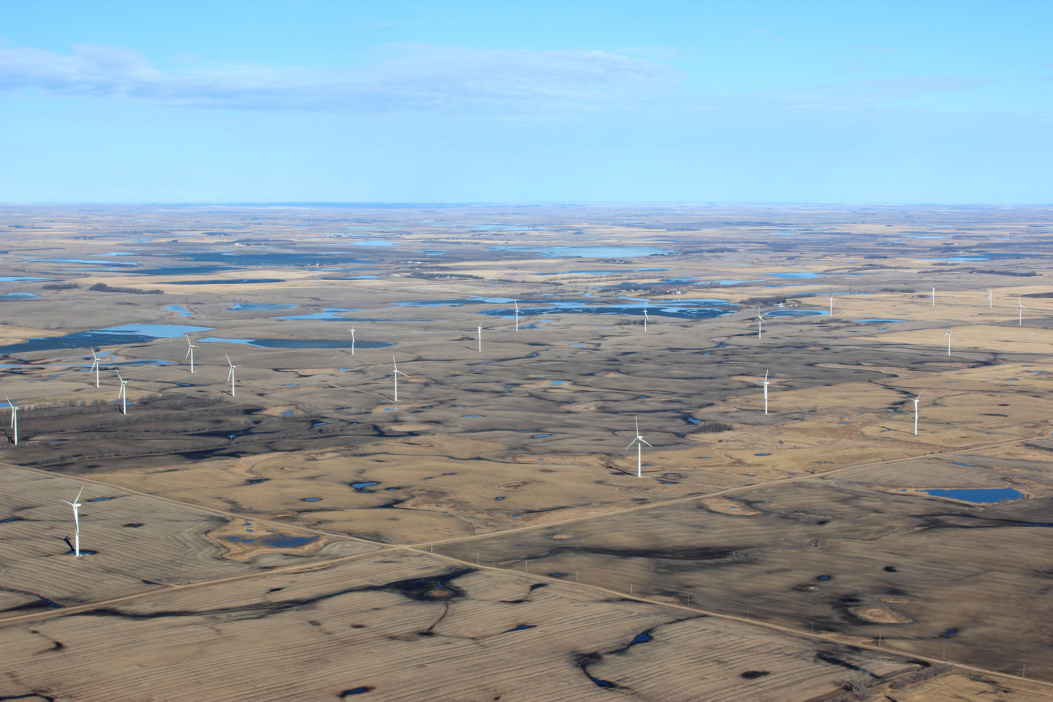 Wind energy is developing across the U.S. Upper Great Plains states.